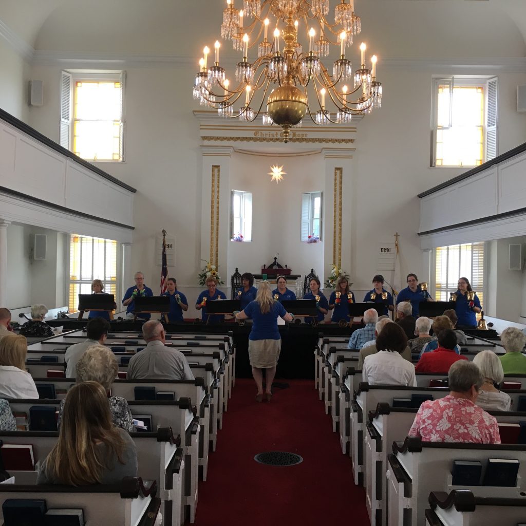 Limestone Handbell Chimes Concert in Worship Cold Spring Church